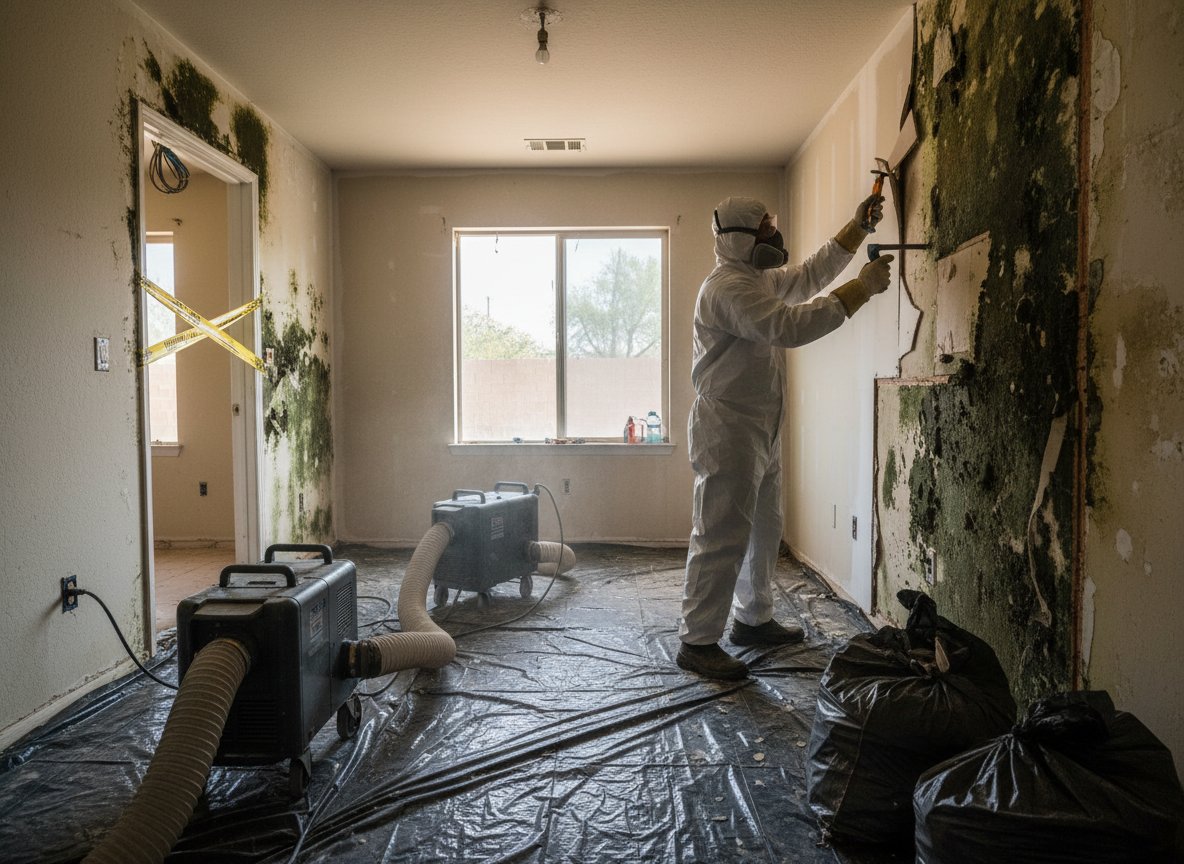 Mold Damage Remediation After Water Damage in Mesa, AZ